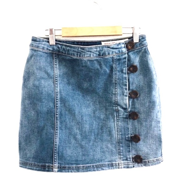 NWT Side Button Denim Skirt - Picture 6 of 6